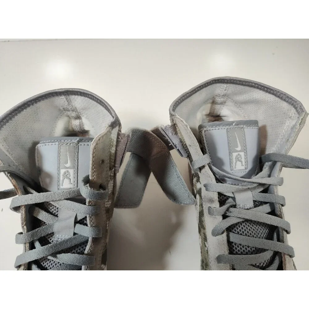 Nike Speedsweep VII Wrestling Shoes Men's 9.5  Gray Digital Camo 366683-003 MMA - Picture 9 of 10